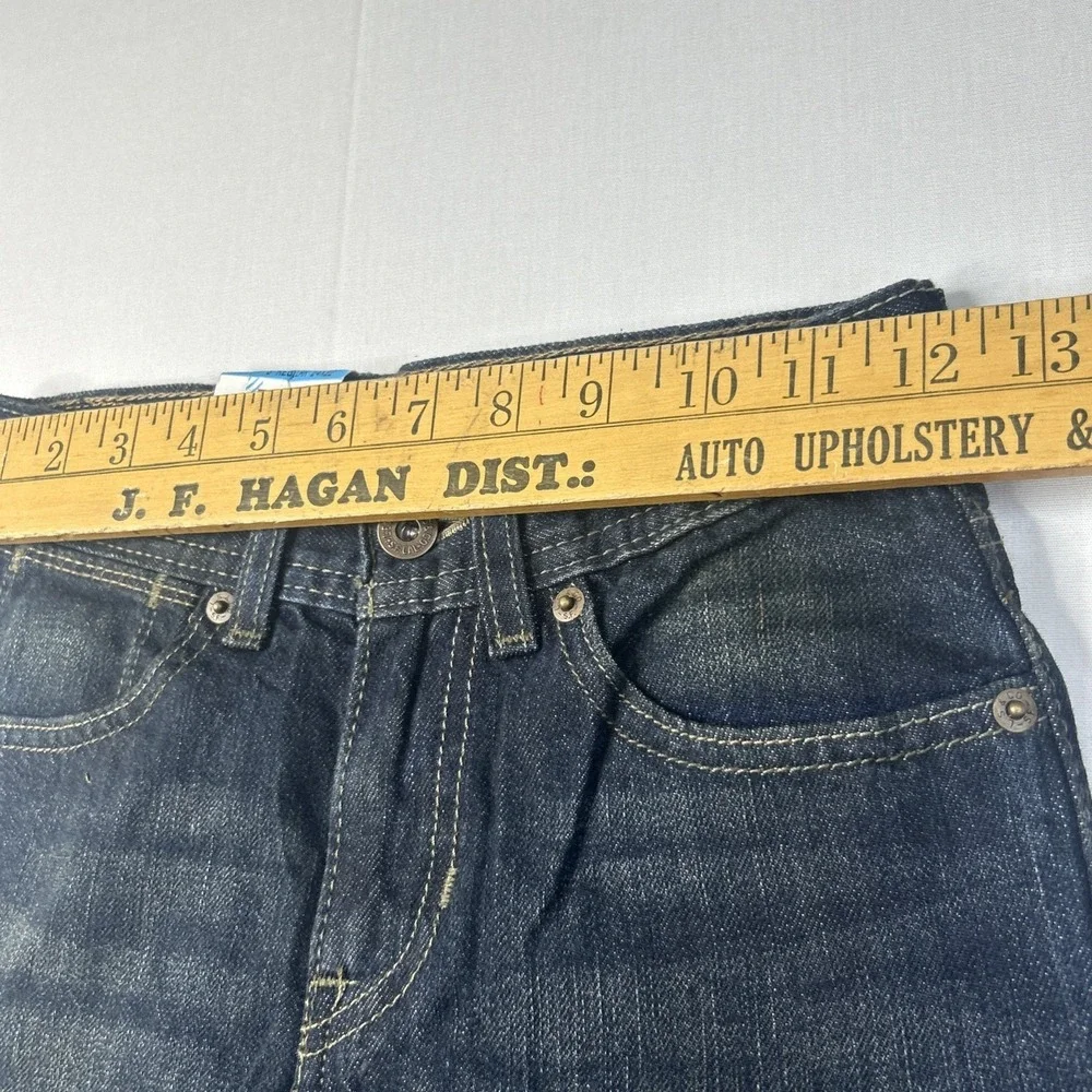 Levis‎ 514 Slim Straight Leg Jeans Boys 8 24x22 Regular Dark Wash Zipper Pocket